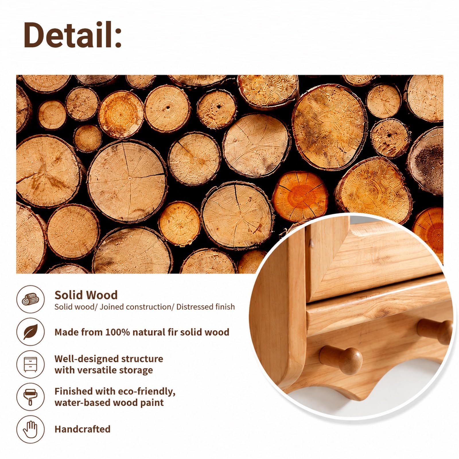 Mensola A Sospensione In Legno Con Porta,Armadietto Parete Multiscomparto,Espositore Salvaspazio Per Soggiorno,Cucina, Camera E Ufficio(15)