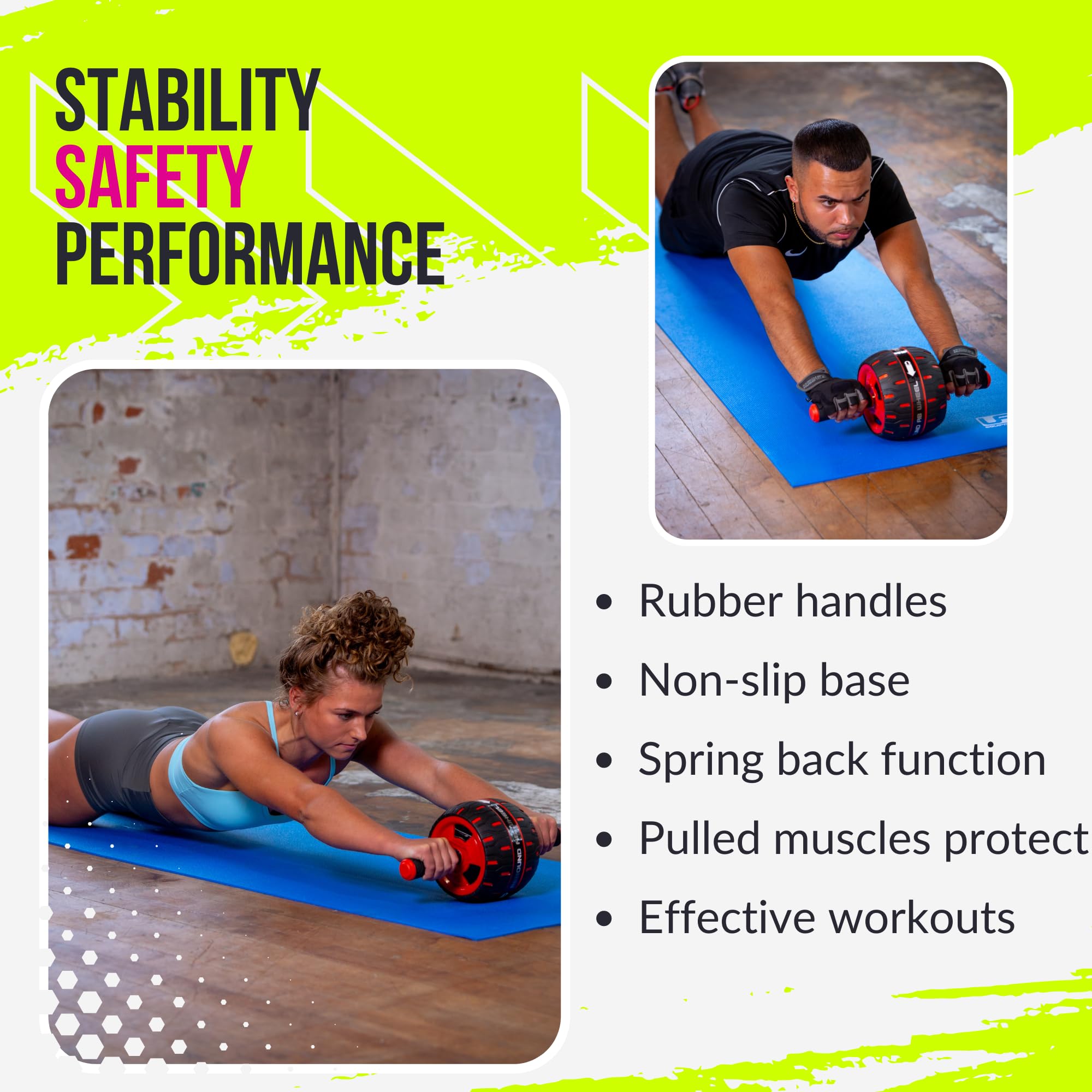 Urban Fitness Rebound Ab Wheel
