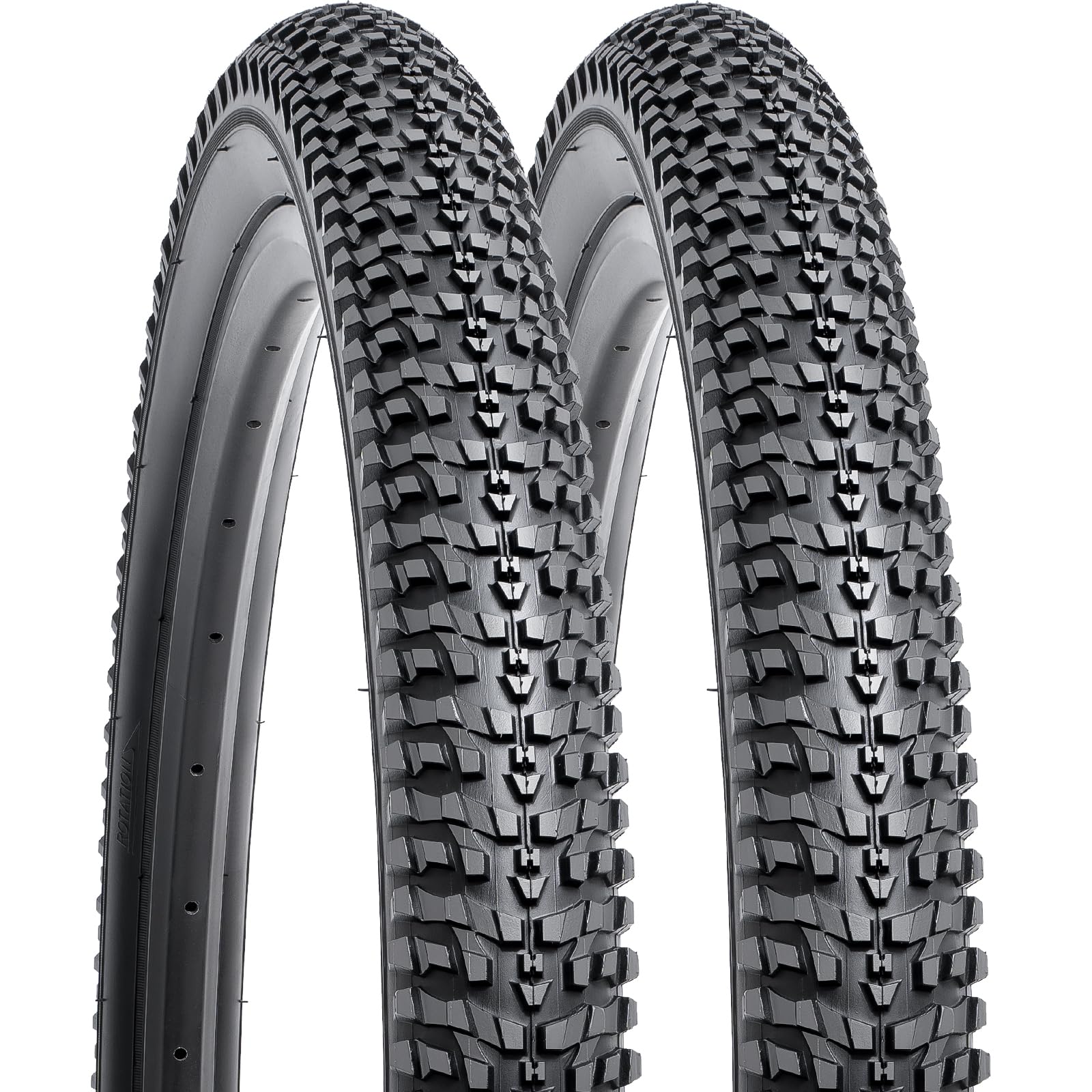 YunSC 2PCS 60TPI 26 Pneus 26x3,0 ETRTO 76-559 et 26 Chabres à air