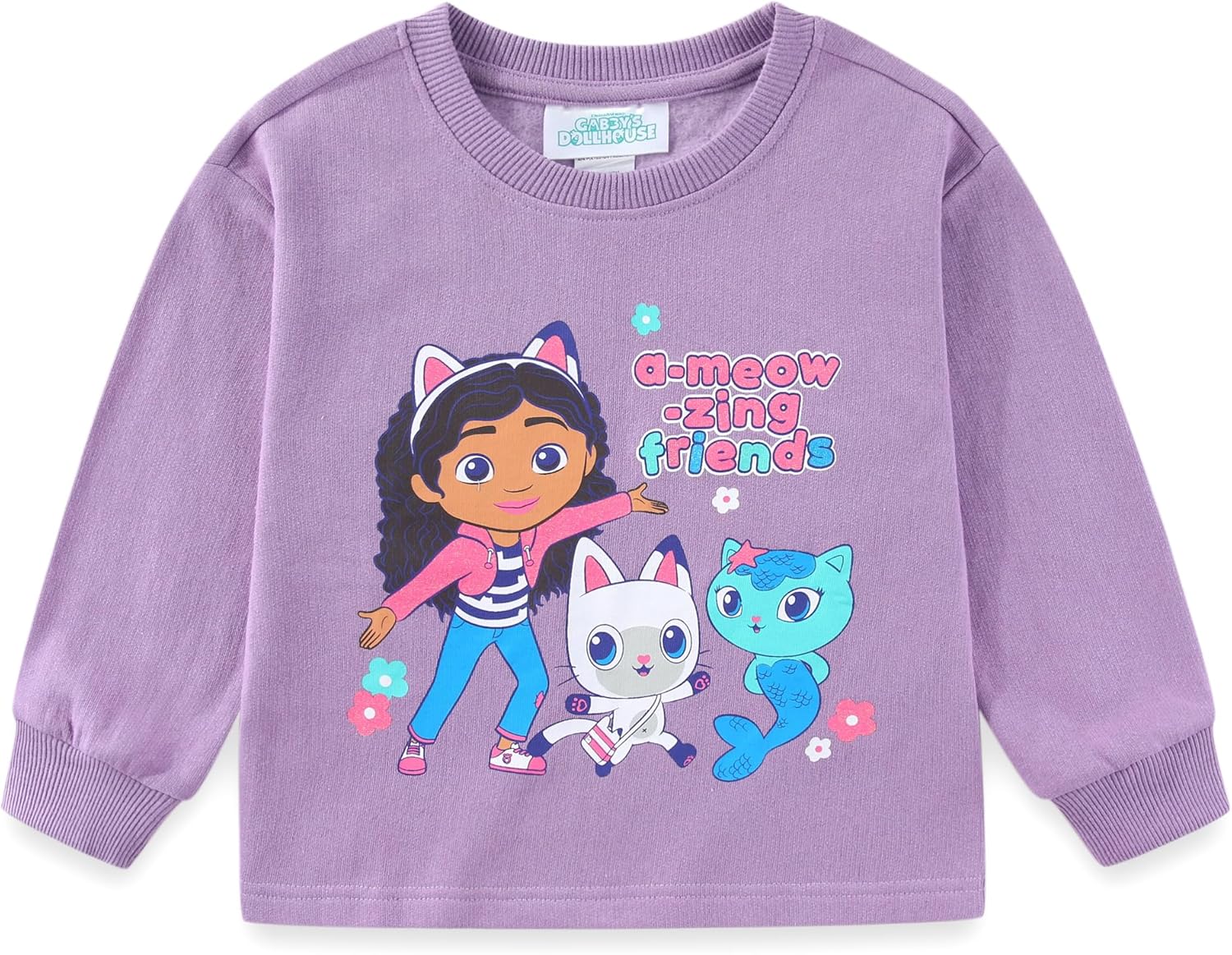 DREAMWORKS GABBY'S DOLLHOUSE Girls Sweatshirt and Pants Set 2 Piece for Toddler and Big Kids - Image 2