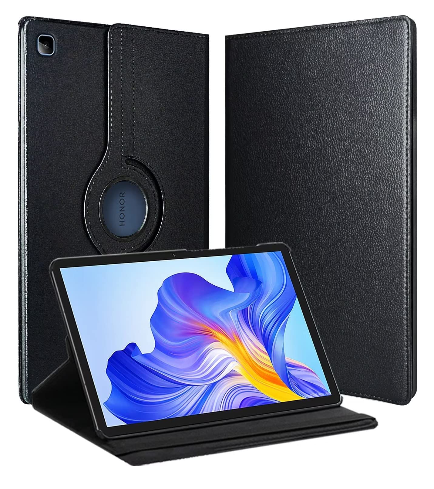 Prime Retail Cover for Honor Pad X8 Cover Case 10.1 inch Tablet, Kickstand Flip Case for Honor Pad X8 10.1 inch, 360 Degree Rotating PU Flip - Black (B0CC5NXZ8W) Amazon Price History, Amazon Price Tracker