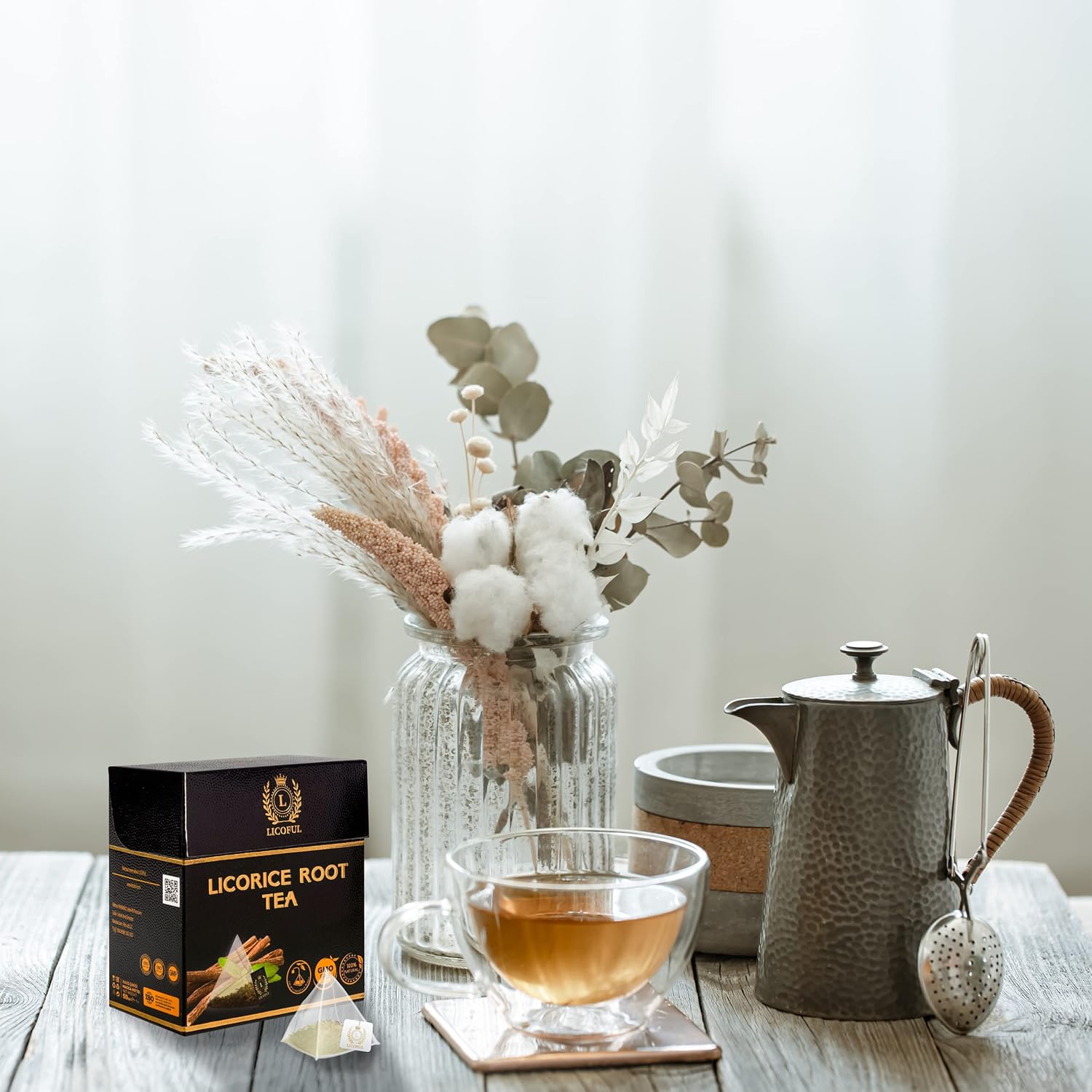 Buy LICOFUL Licorice Root Tea Natural Caffeine Free, Non GMO, Sugar