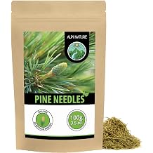 Alpi Nature Pine Needle Tea 100g 3.5 oz, Dried and Cut Pine Needles for Tea Preparation