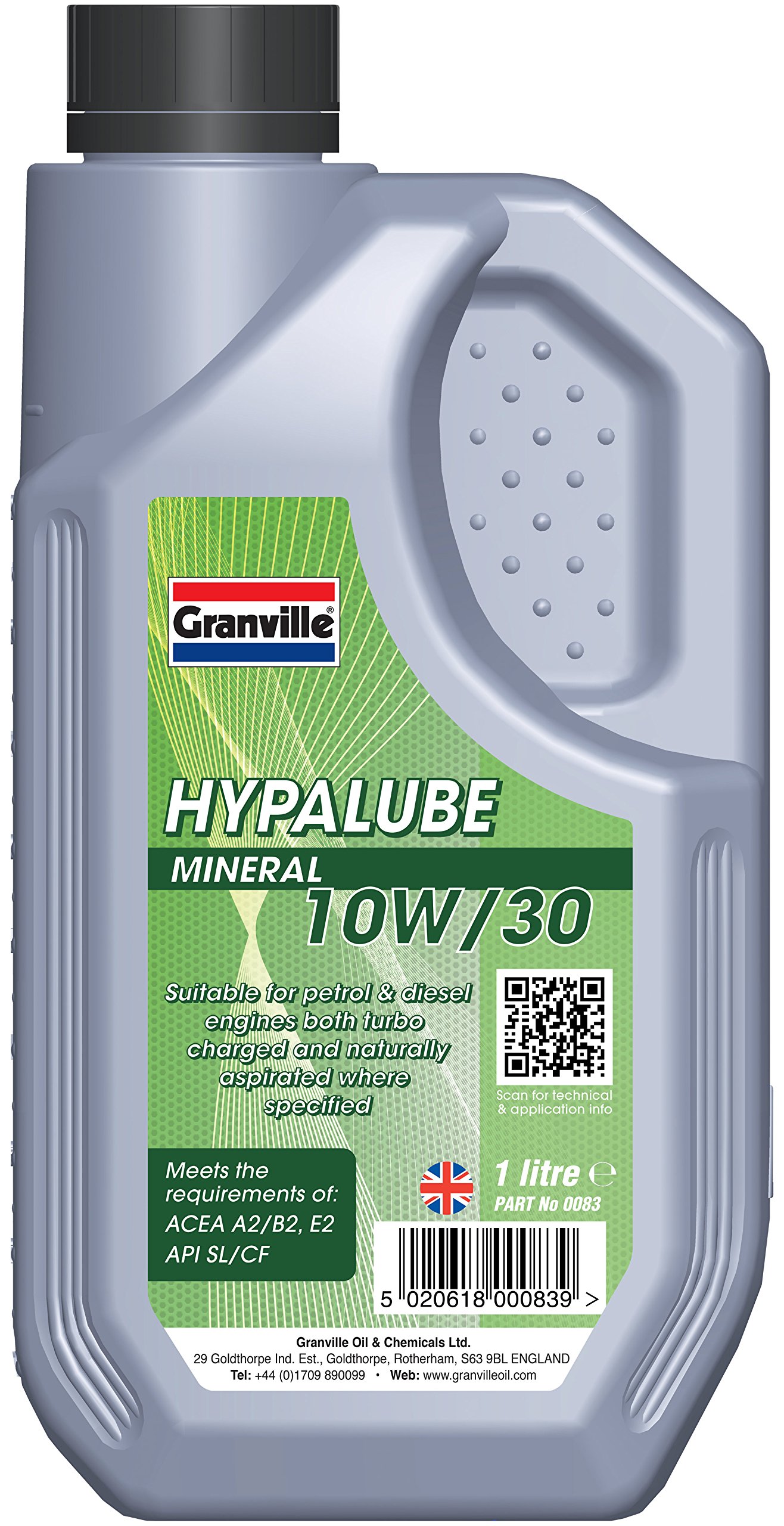 GRANVILLE HL0083 Hypalube 10W/30 Mineral, 1 Liter