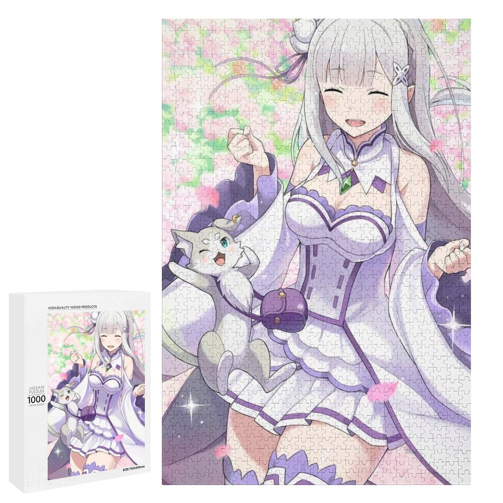 Re:ゼロから始める異世界生活　エミリア購入特典のライティングネームプレート付 Re:ゼロから始める異世界生活エミリア購入特典のライティング