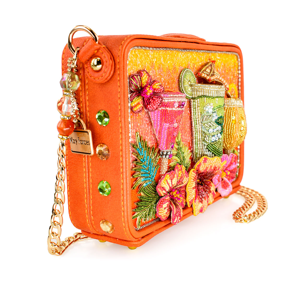 Mary Frances Relax and Rewind Beaded Handbag Tropical