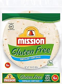 Mission, Gluten Free Soft Taco Tortillas 10.5 Ounce6ct