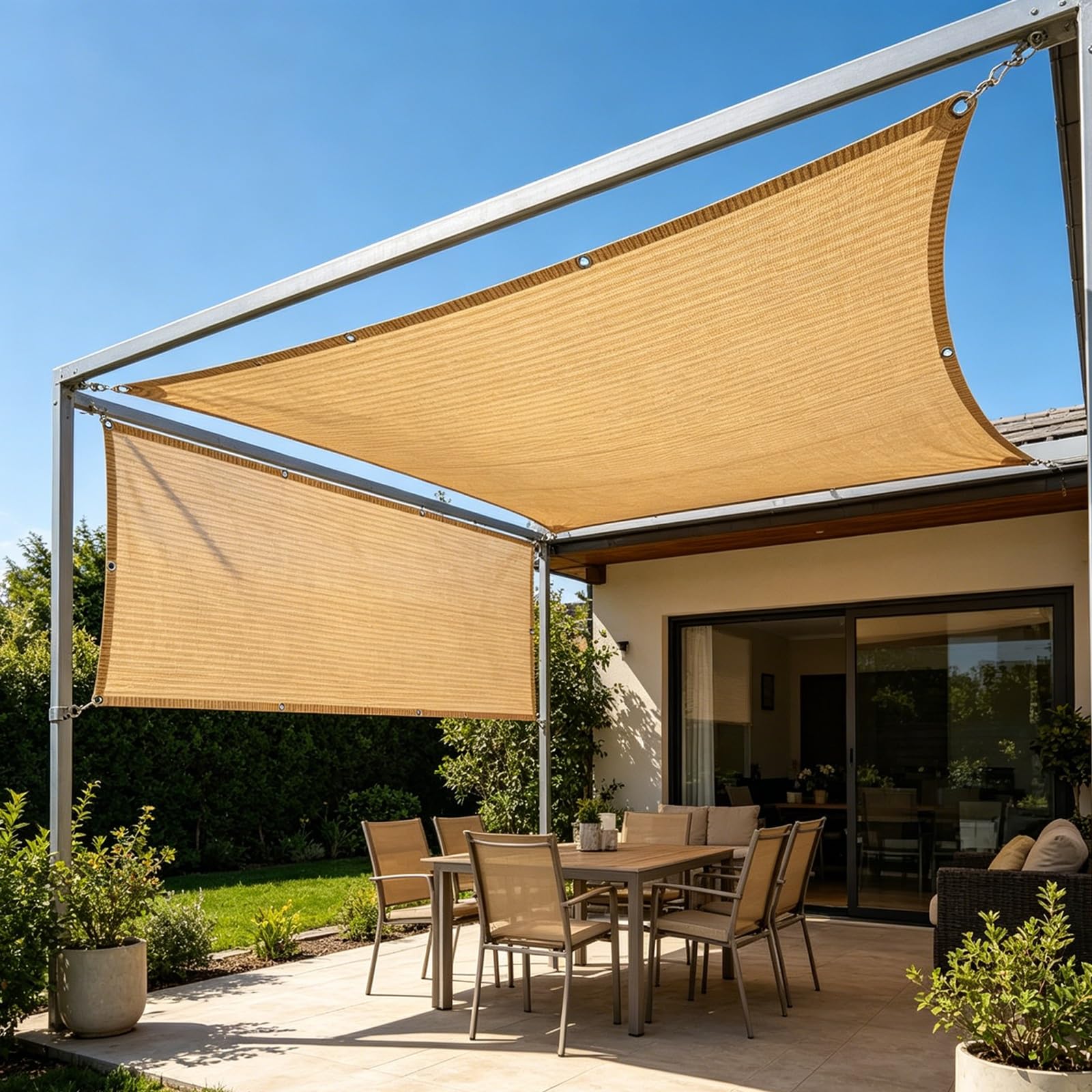 290 x 320 cmeUV Protect Oddychająca (220 g/m²) OutdoorGar CanopyColor & Slish e z oczkami dla łatwego wkładania