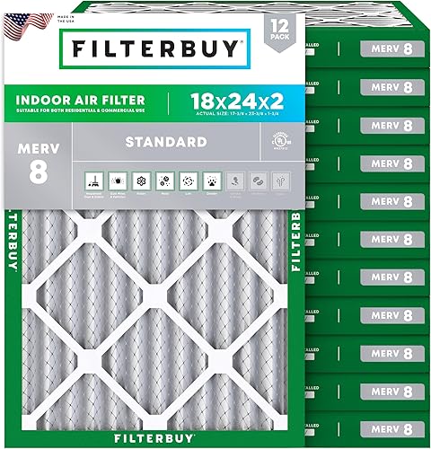 Vista 141 de Filtros de horno/filtros de aire – AFB Silver MERV 8 (12 unidades), Multicolor