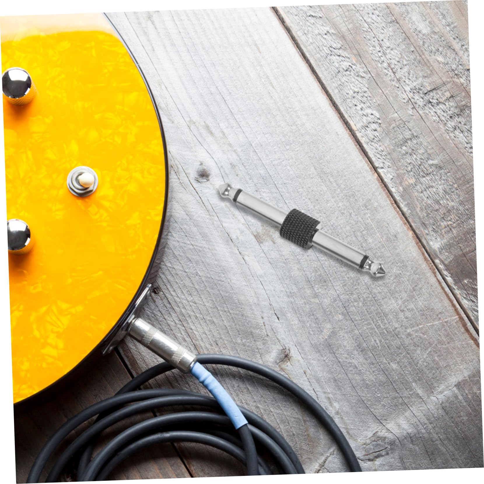 VICASKY 15 Piezas Cable De Guitarra Pedal De Guitarra Conector De Acoplamiento De Pedal 635 Conector De Eléctrica De es De Placa