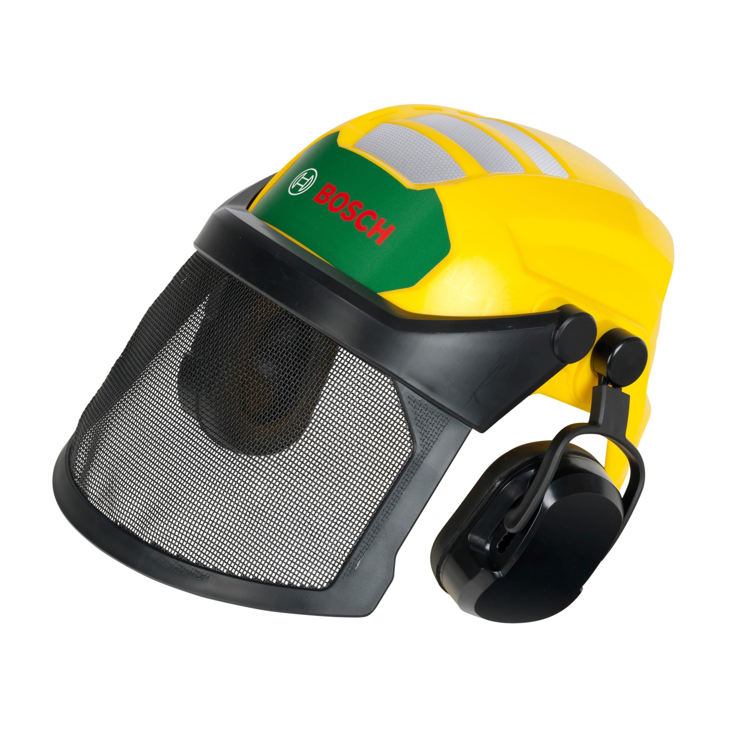 Theo Klein 8199 Bosch Lumberjack Helmet | Adjustable toy helmet with visor & ear protectors | Official licensed product | Toy for children aged 3 and up