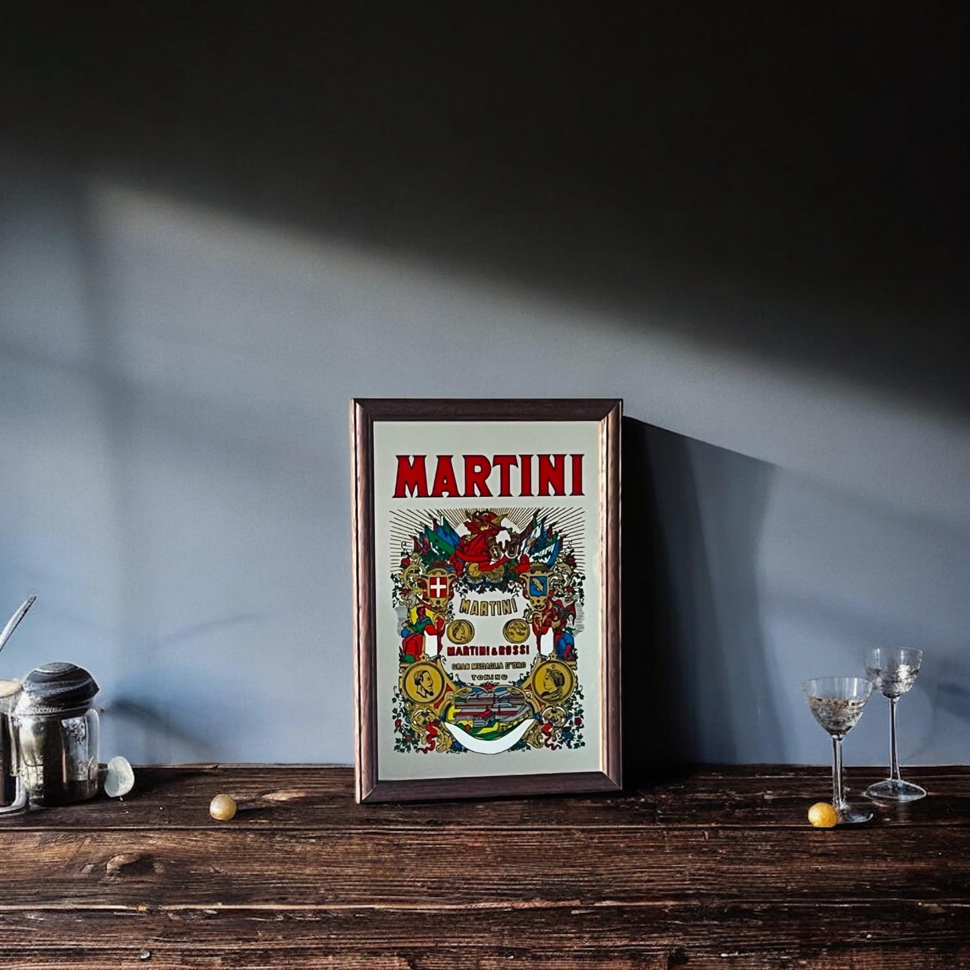 Laurie's Pub and Bar Accessories Martini Small Mirror