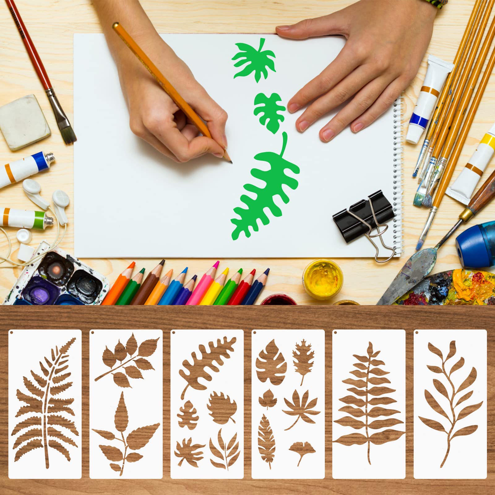 BENECREAT Pochoirs De Peinture En Plastique à Otif De Poule 30x30 C