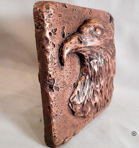 Miniatura 2 de Copper Wildlife (Eagle) 4"x4" Decorative Wall Tile by Metal Tile Arts Mfg.
