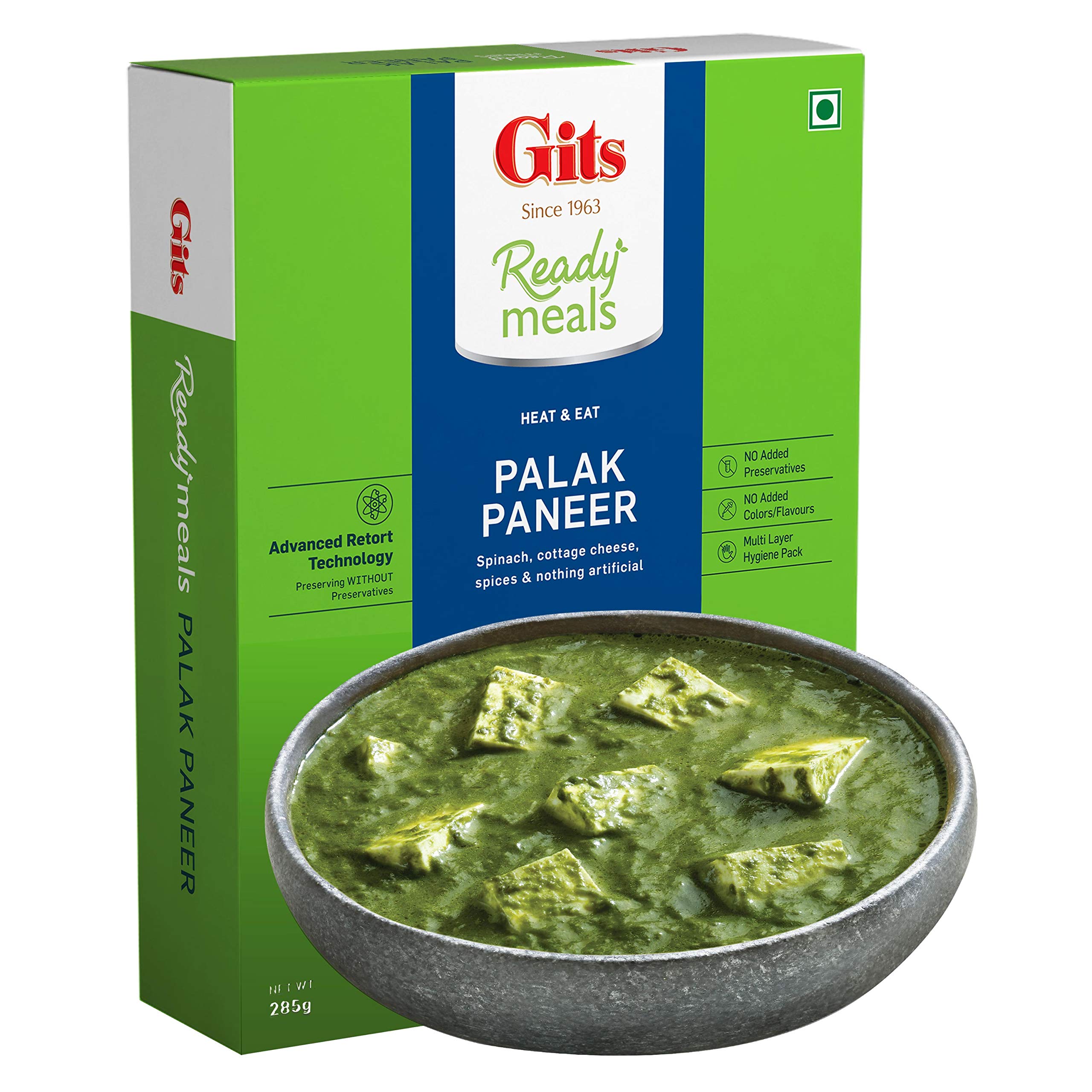 Gits Palak Paneer 285Grams