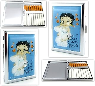 Betty Boop Papierośnica 9 papierosów - dostarczane w aksamitnym woreczku - motyw 2