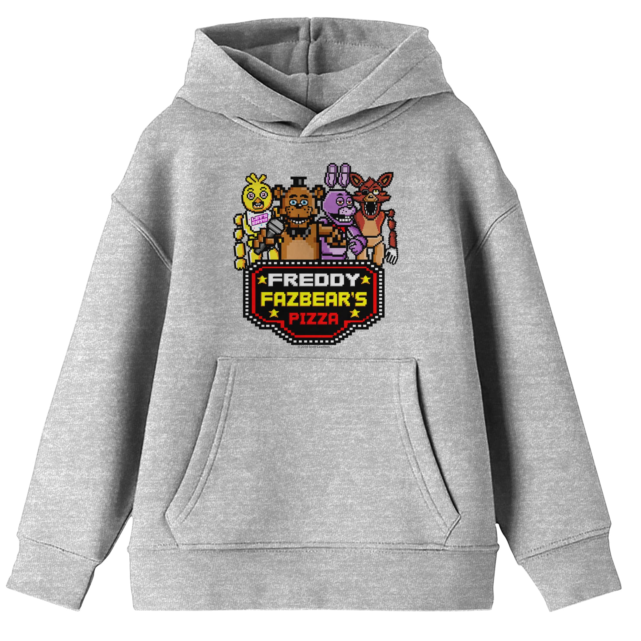Bioworld Five Nights at Freddy's Red Shadow Freddy Boy's Black Sweatshirt