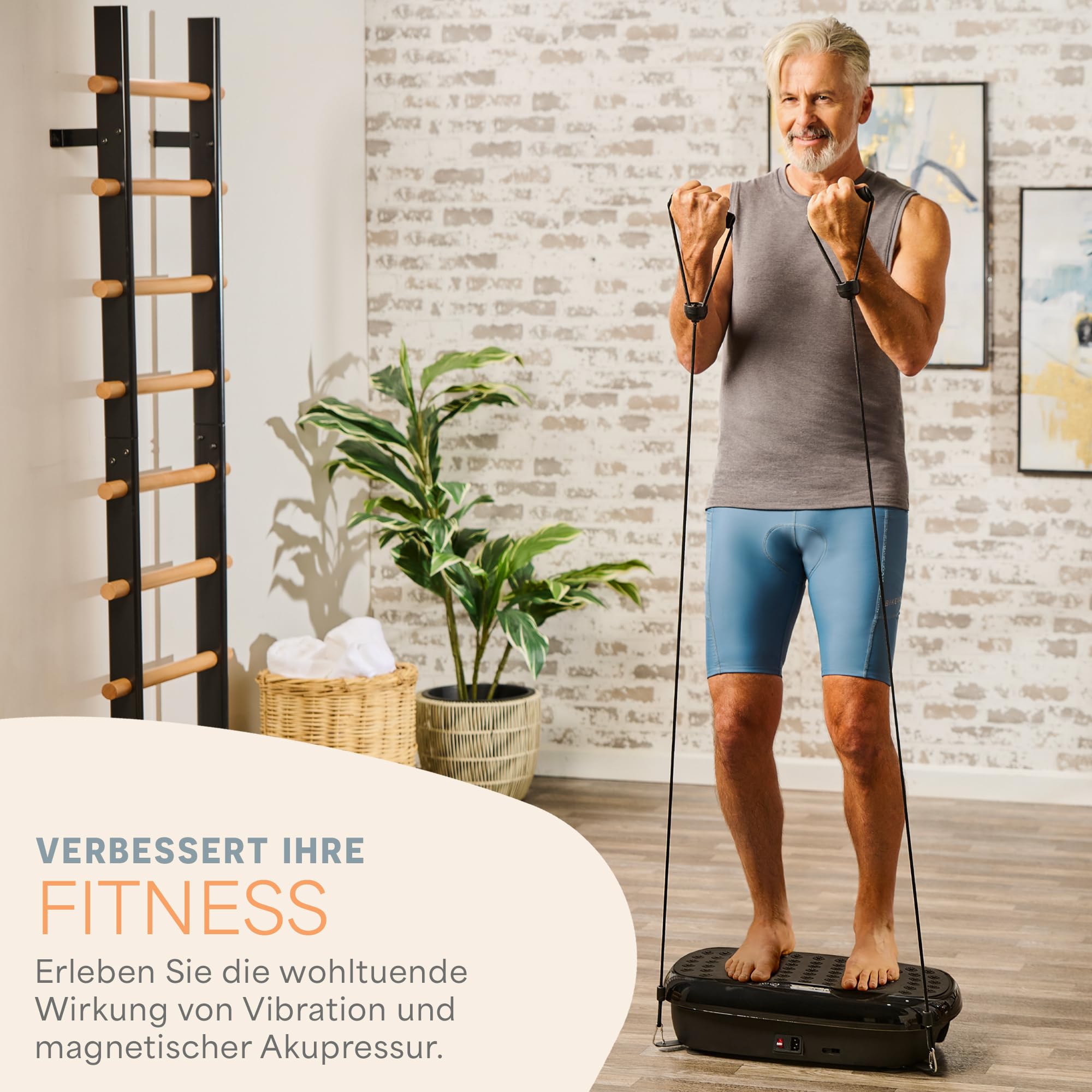 LifePro Vibrationsplatten-Trainingsgerät – Hexaplate für Lymphdrainage und Gewichtsabnahme – mit LED-Anzeige, Fernbedienung und leisem Motor