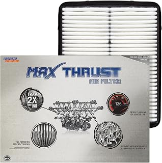 Spearhead Max Thrust Engine Air Filter | Fits 2012-17 Azera, 2010-12 Santa Fe, 2011-14 Sonata (Gas Only), 2013-15 Optima (Gas Only), 2011-13 Sorento | OEM Fit & High Dust Holding Capacity (MT-881)