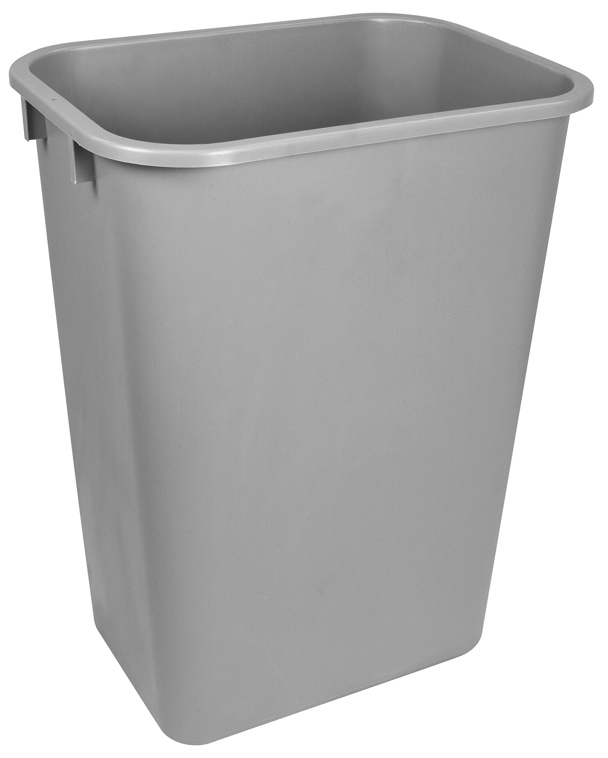 Storex Cestino per rifiuti grande/alto, grigio, 39 x 28 x 50 cm, confezione da 4 (00701C04C)