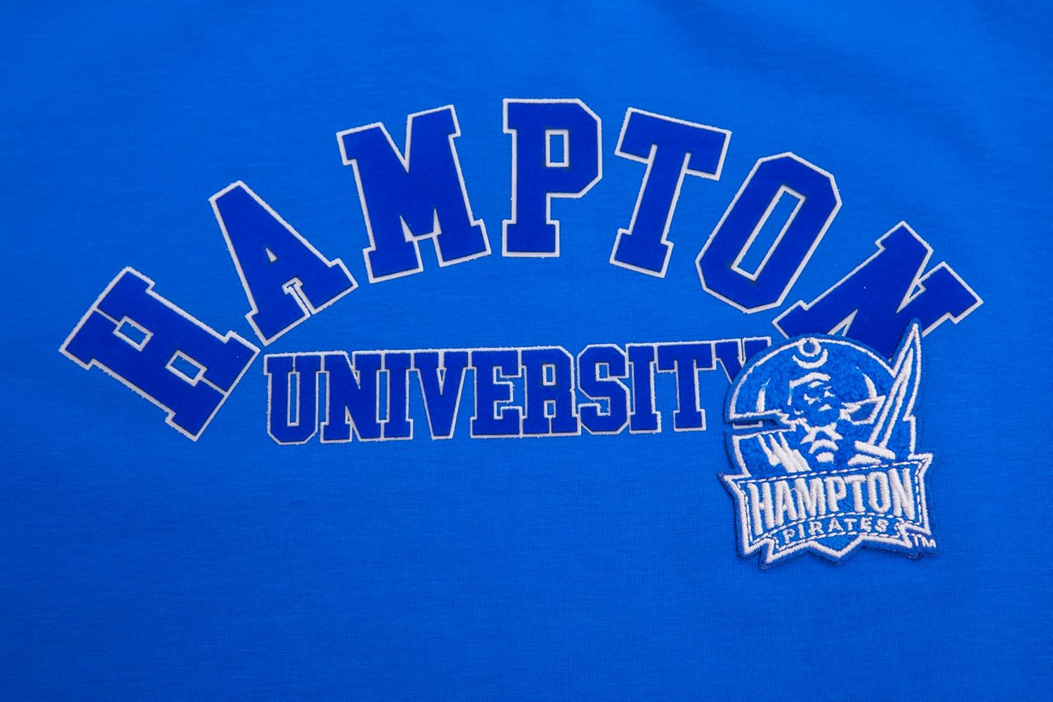 Pro Standard Womens Hampton University Classic Essentials Short Sleeve Boxy Tee Royal Blue S - Image 5