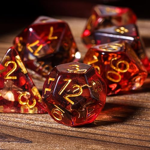 Miniatura 50 de UDIXI - Juego de dados poliédricos DND; juego de dados para Dungeons & Dragons, dados de calavera para DND, RPG, MTG y otros juegos de mesa