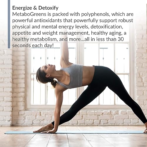 Miniatura 6 de BioTrust Metabo Greens Superfood Powder - Polvo súper verde, mezcla de frutas y verduras con espectros clínicamente estudiados, sin OMG, sin soja,