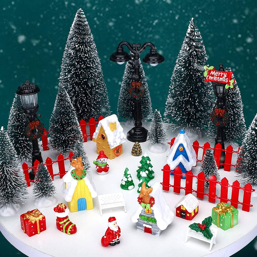 【B】クリスマスアンティーク　ミニチュアガラスオーナメント等箱入り43個セット！ Amazon.co.jp: 4個セット 赤い水銀ガラスオーナメント (3.15