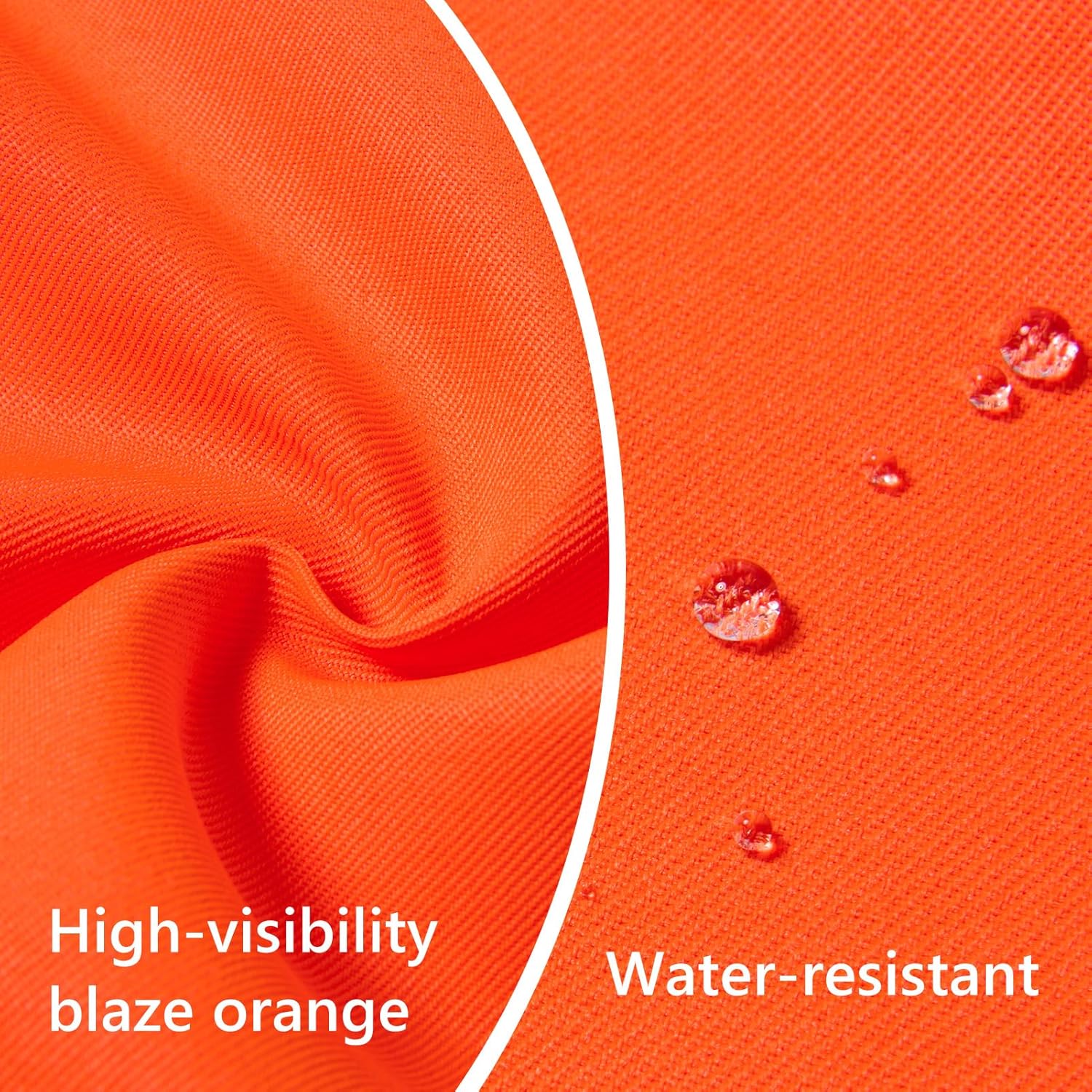 BASSDASH Blaze Orange Hunting Safety Vest & Baseball Hat Unisex Highly Visible Water Resistant Quick Dry for Fishing Hiking - Image 5