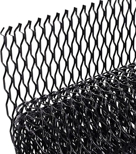 Miniatura 117 de AggAuto 47x16 pulgadas Coche Pickup Truck Grill Mesh Spoiler Bumper Vent Aleación de aluminio Rejilla Automotriz Insertar entrada de aire Racing