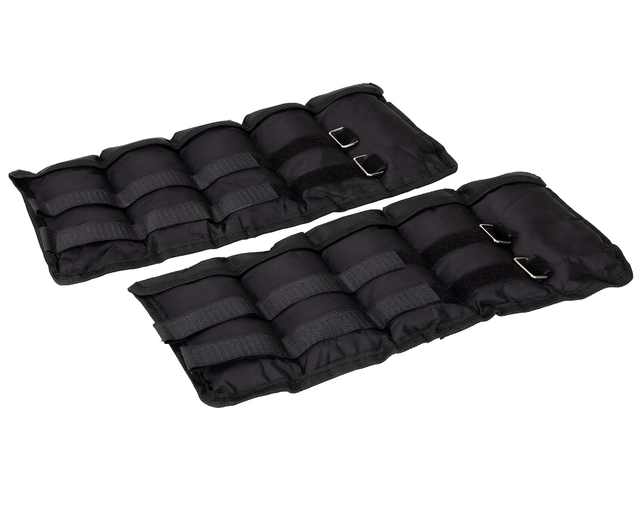 Mind Reader Ergonomic Wrist Weights, Strength Training Resistance Set for Arms, Pilates, Aerobics, Home Fitness, Physical Therapy, 4 lb, 1.81 kg, Black(similar