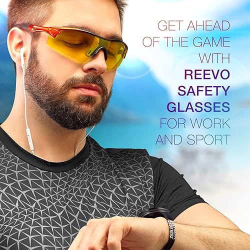 Miniatura 7 de ToolFreak Gafas de seguridad  Protección UV e impacto ANSI z87.1 (Reevo)