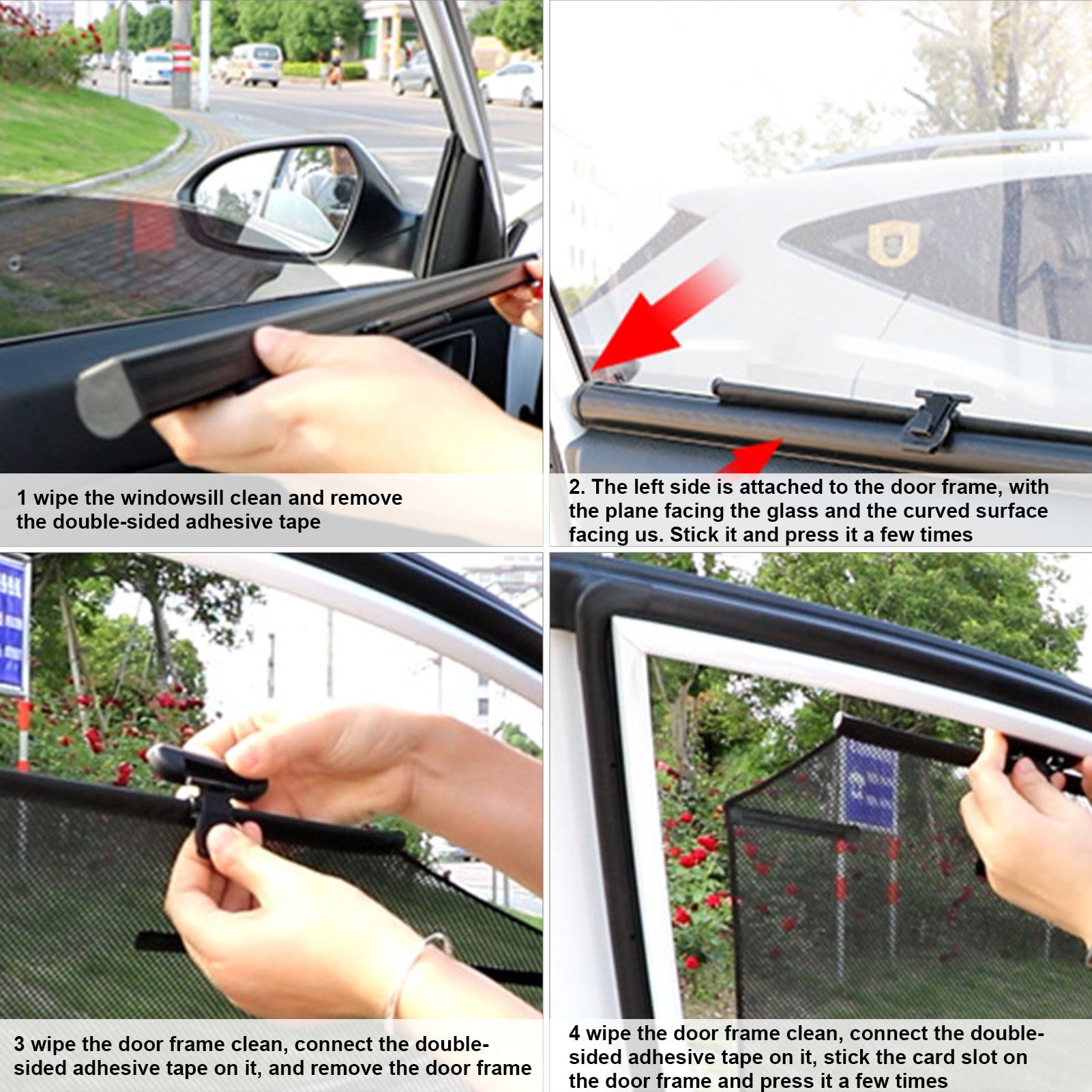 Persiana Solar para Ventana de Coche Cortinillas De Privacidad con