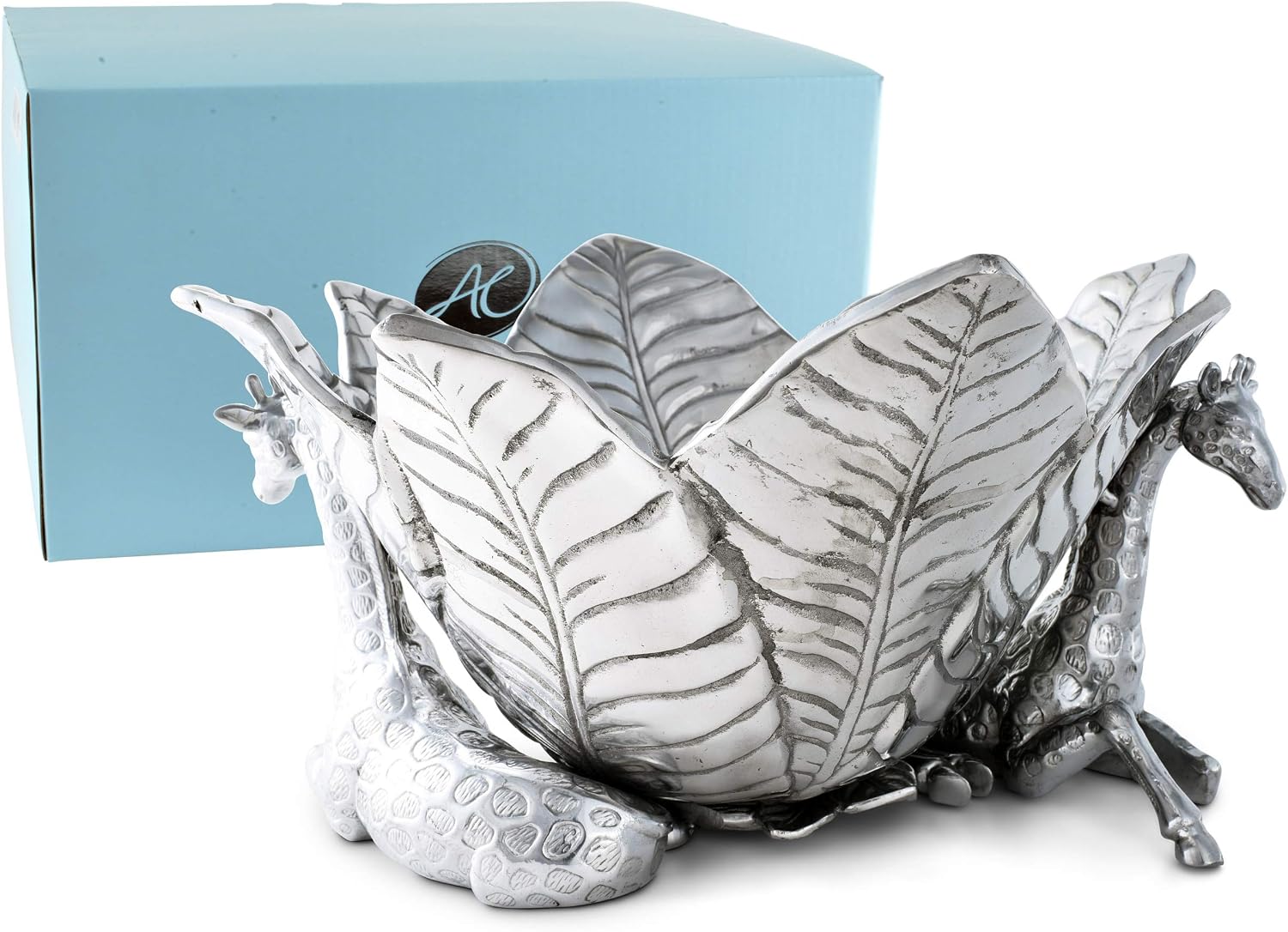 Arthur Court Designs Aluminum Giraffe Ice/Wine Bucket 7.5 inch Tall