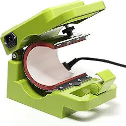 GUDVES Prensa Térmica Para Canecas - Máquina De Torrefação Manual 9,5 Pol., Transferência Sublimação Xícaras Café Wt-102, Faça Você Mesmo