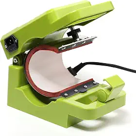 GUDVES Prensa Térmica Para Canecas - Máquina De Torrefação Manual 9,5 Pol., Transferência Sublimação Xícaras Café Wt-102, Faça Você Mesmo