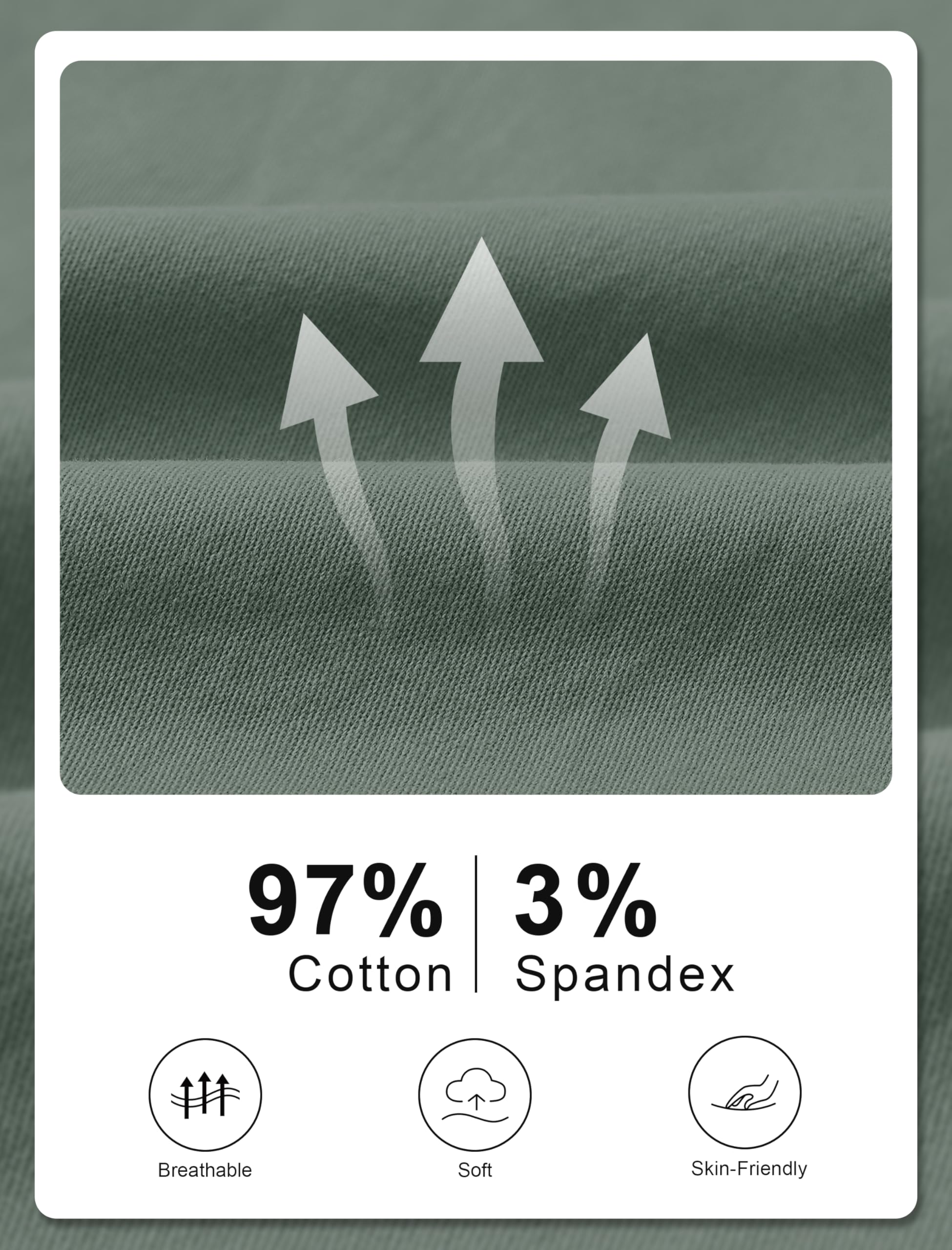 MoFiz Pantalon capri cargo pour femme avec 6 poches en coton léger pour randonnée, voyage, été, capri pour femme