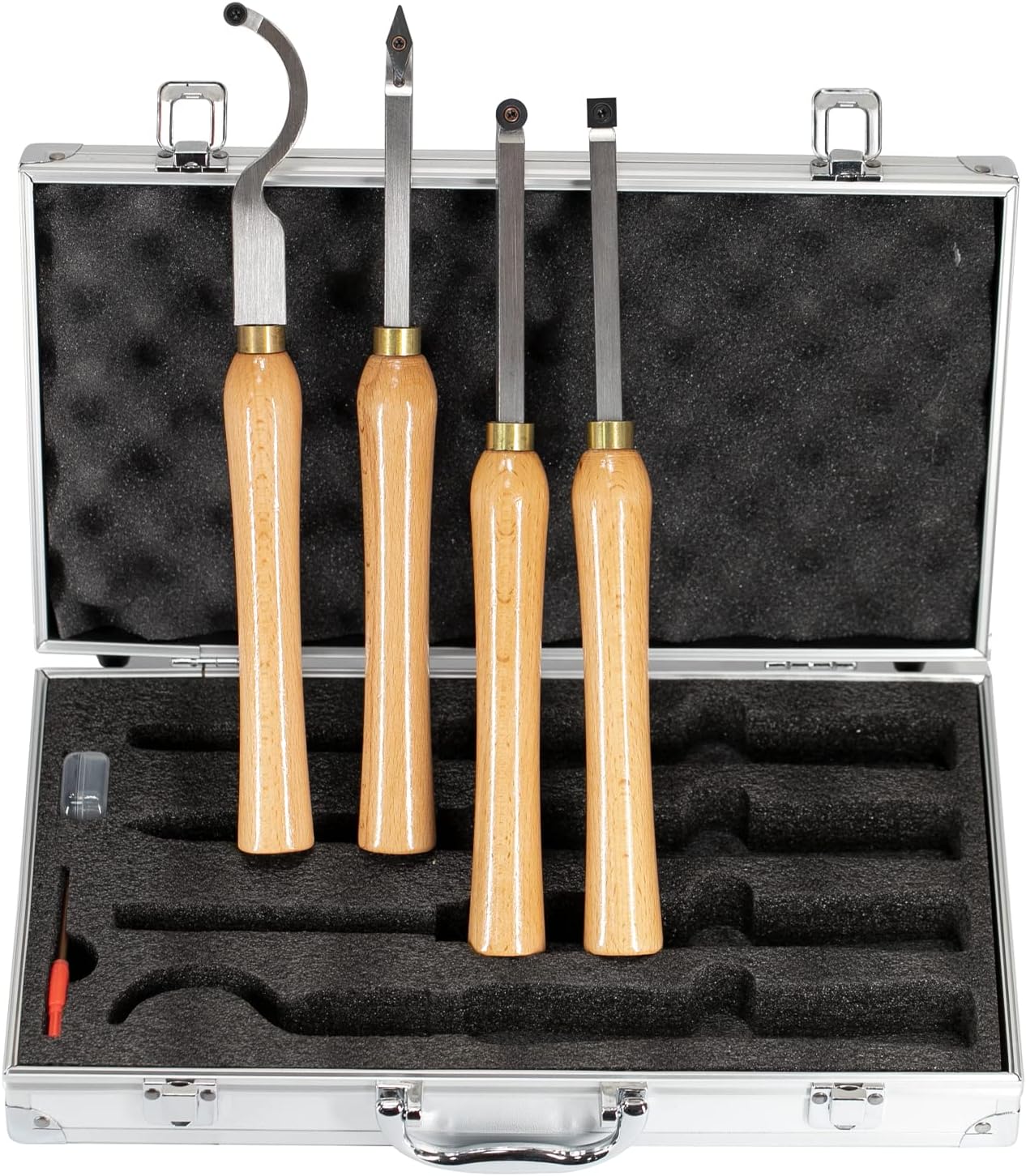4pcs Mini Carbide Tipped Wood Lathe Turning tools Combo set Rougher