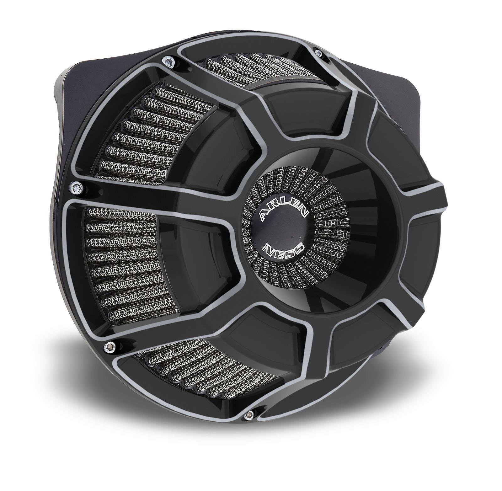 Amazon.com: Arlen Ness 18-937 Black Inverted Series Air Cleaner