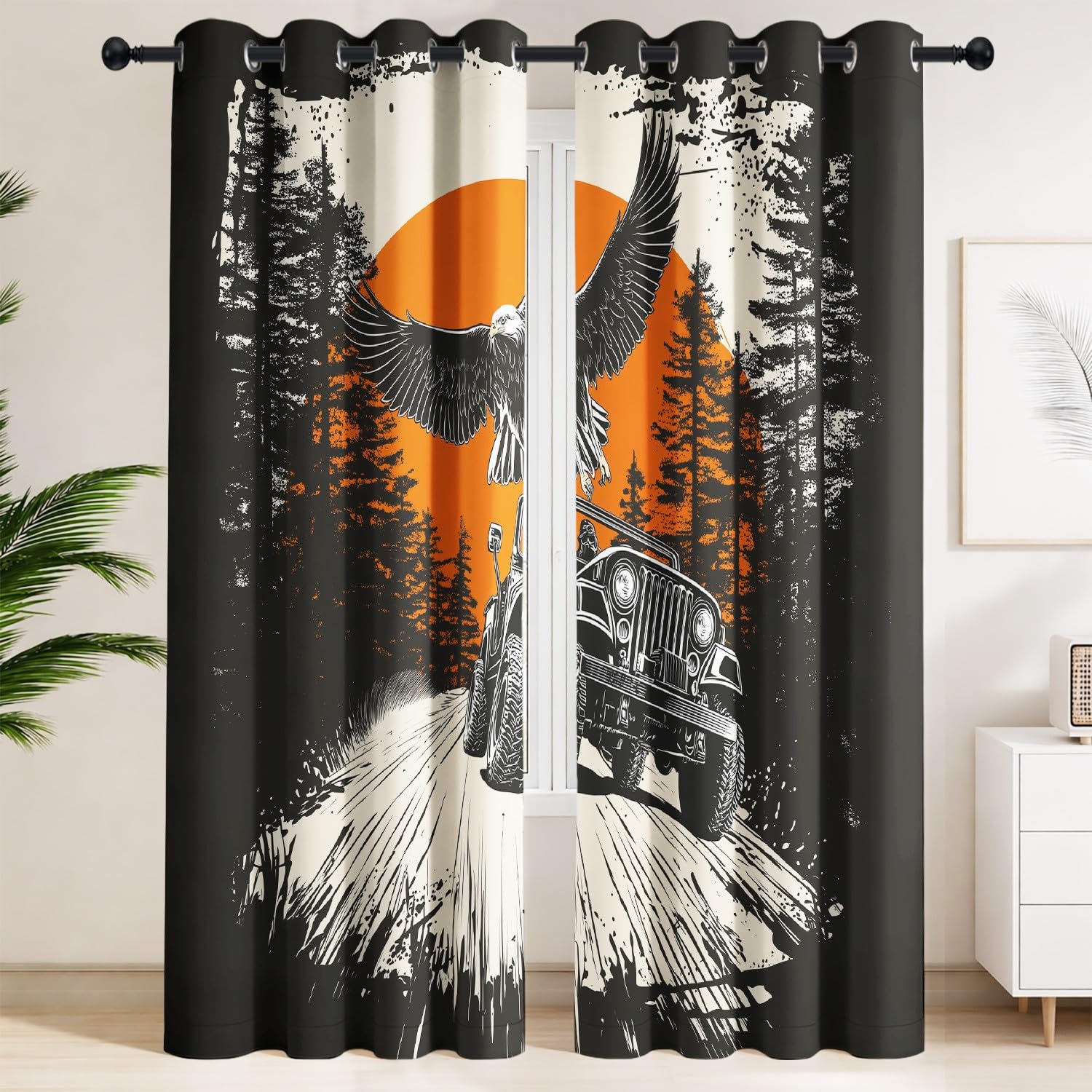 Rideaux occultants 140x260 cm pour éliminer les reflets et isoler la chambre du froid