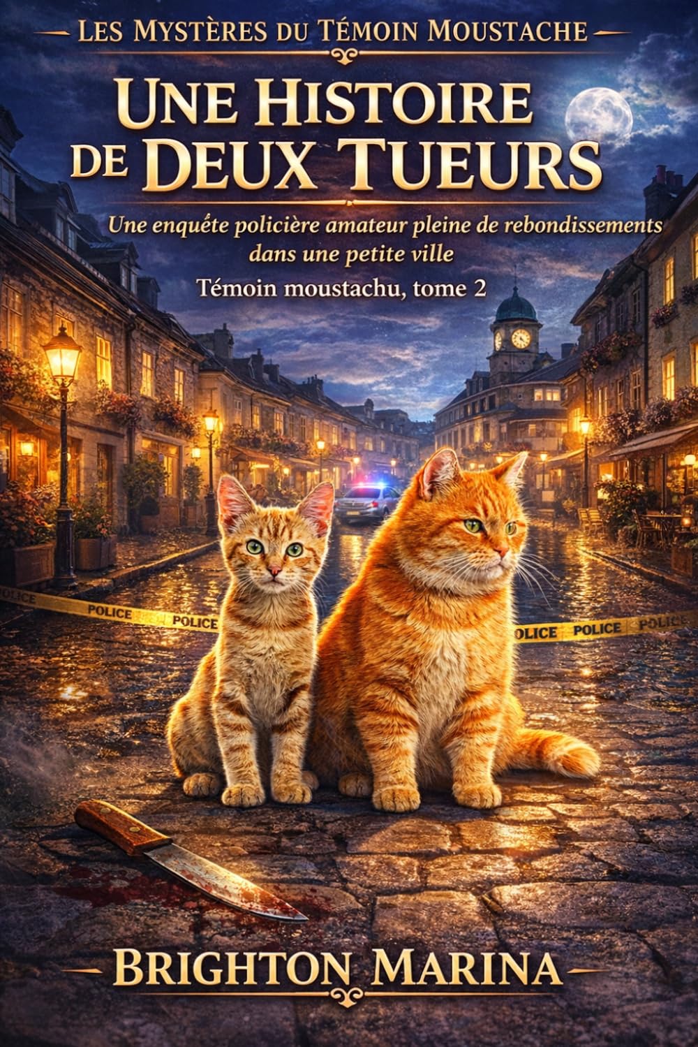 UNE HISTOIRE DE DEUX TUEURS: Une enquête policière amateur pleine de rebondissements dans une petite ville (Témoin moustachu, tome 2) (Les Mystères du Témoin Moustache)