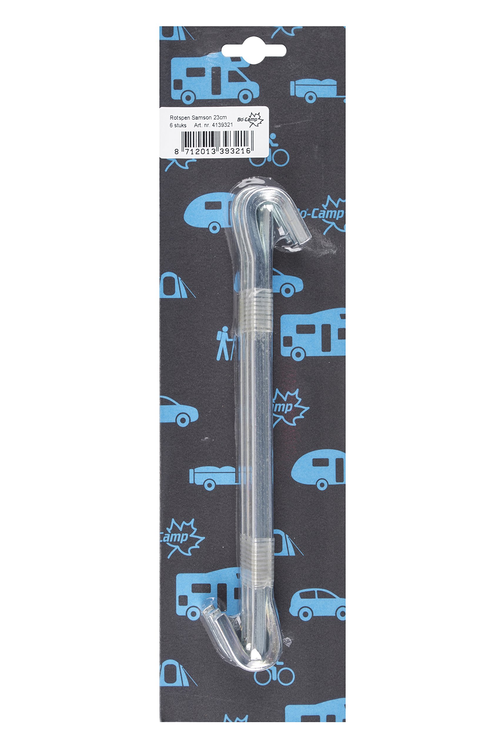 Bo-Camp Piquetroche Tarzan 10 Pcs X 17cm Acier Galvanisé