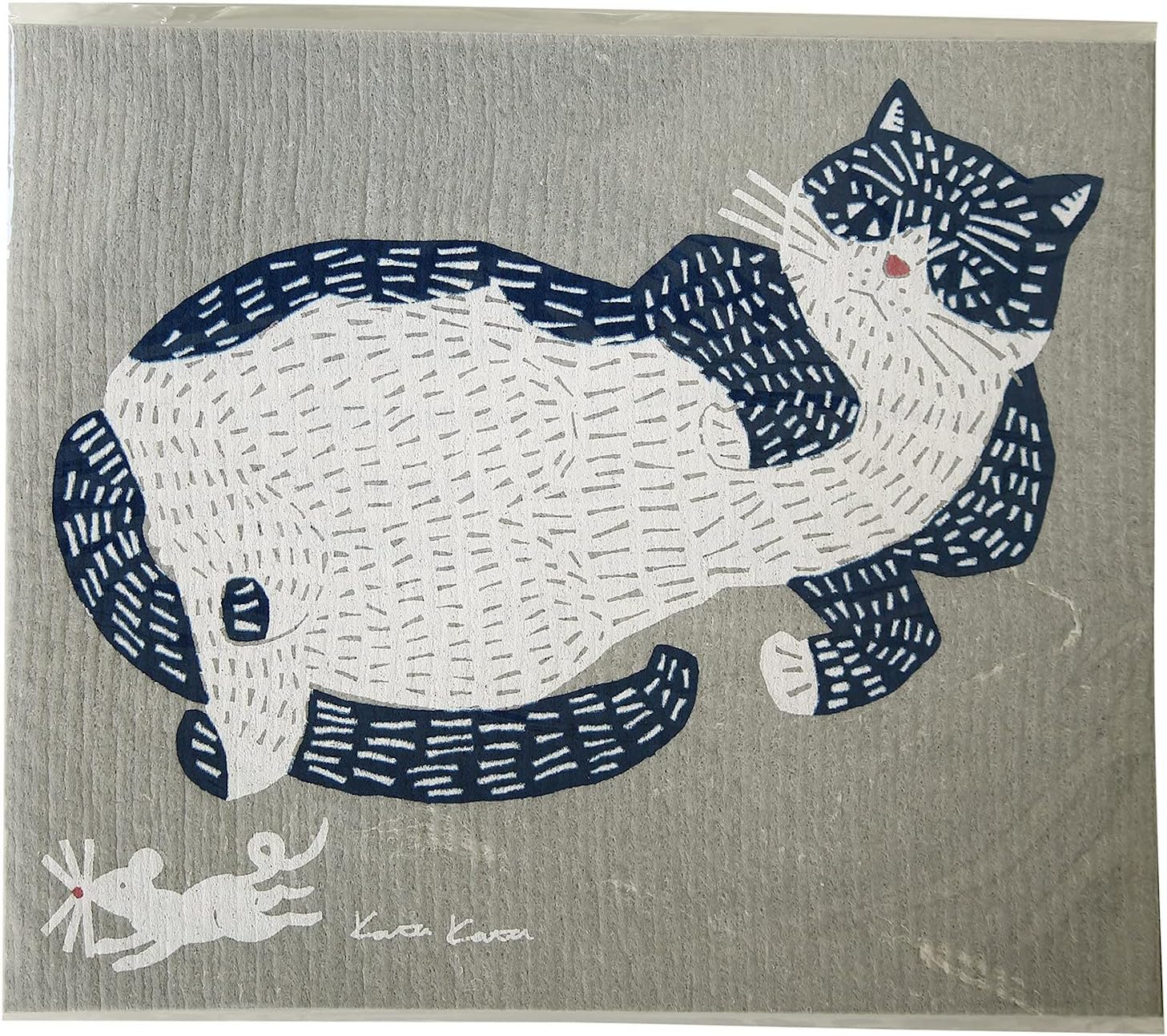 E.oct(イーオクト) kata kata ねこ スポンジワイプ