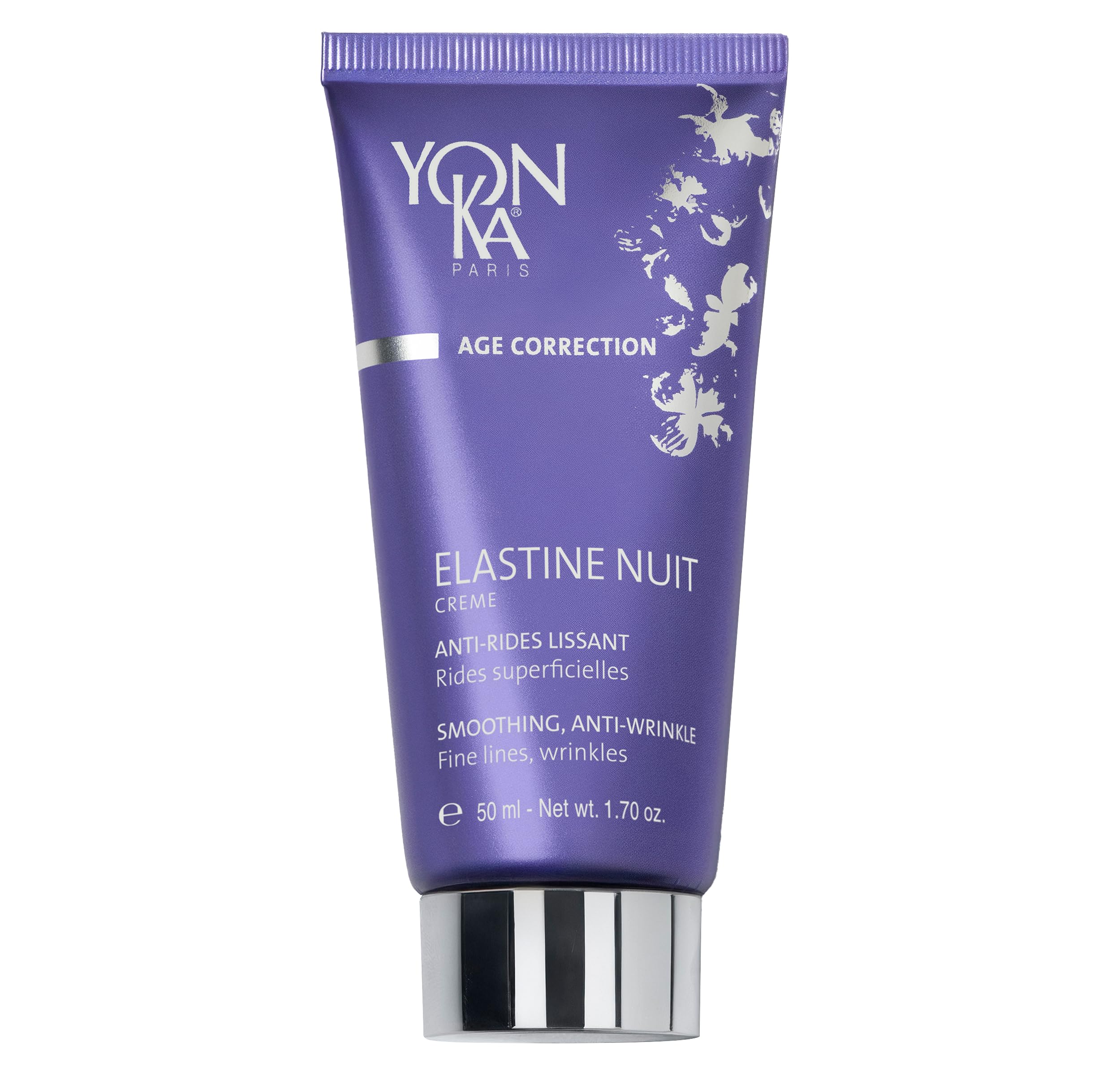 Yonka Elastine Nuit Anti-Wrinkle Night Cream | Anti Aging Facial Moisturizer and Eye Cream | Soften Fine Lines and Wrinkles with Vitamin C and Elastin Peptides | Paraben-Free | 1.70 oz