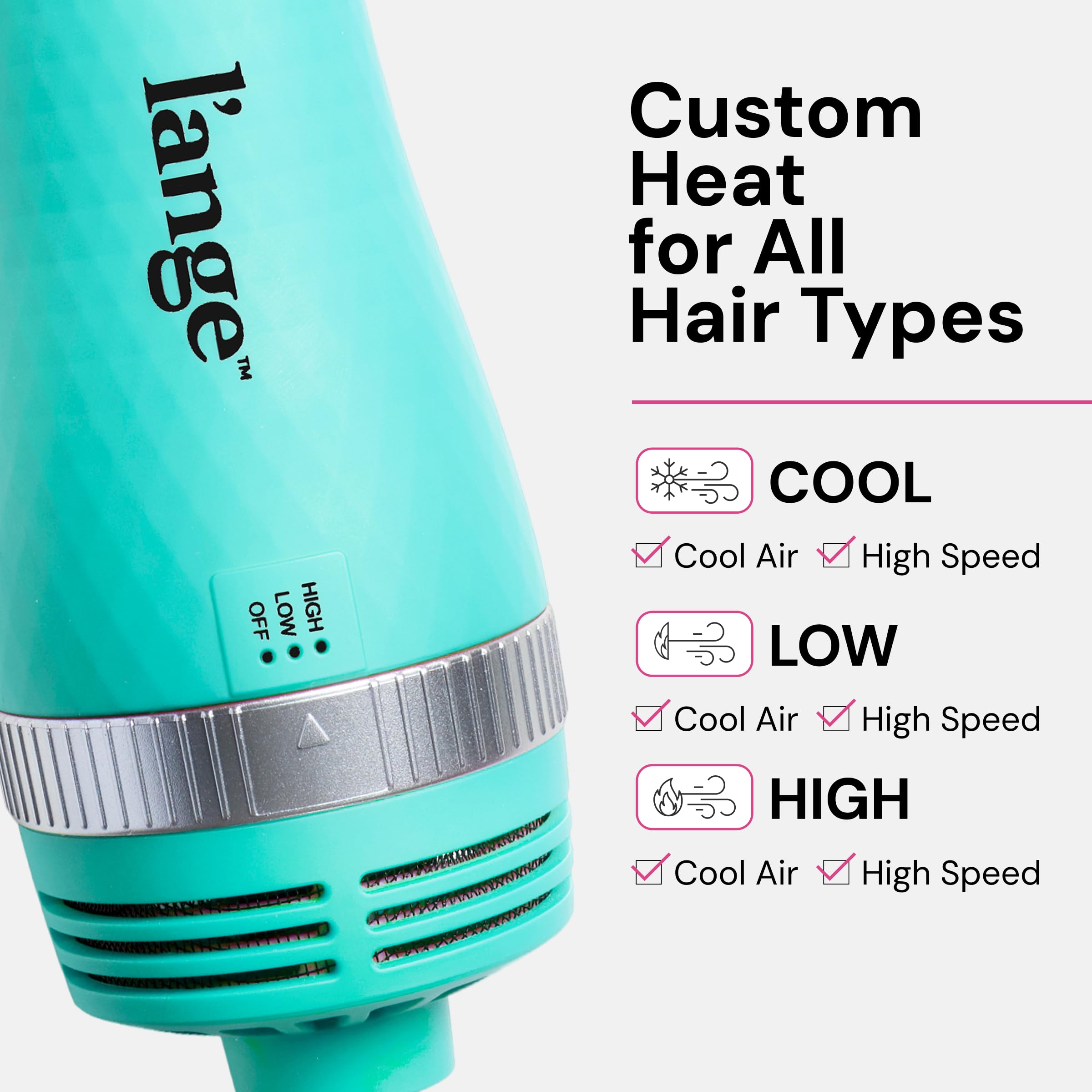 Amazon.com : L'ANGE HAIR VolumeBoost 60mm 2-in-1 Ceramic