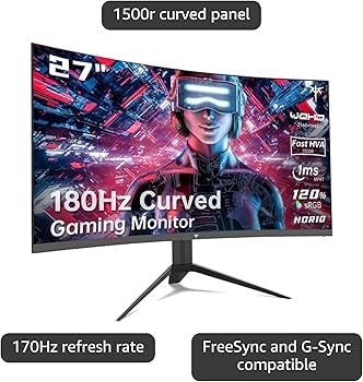 Amazon.com: KTC 24.5'' Gaming Monitor, FHD 1080P 180Hz (Up to Amazon.com: KTC 24.5'' Gaming Monitor, FHD 1080P 180Hz (Up to