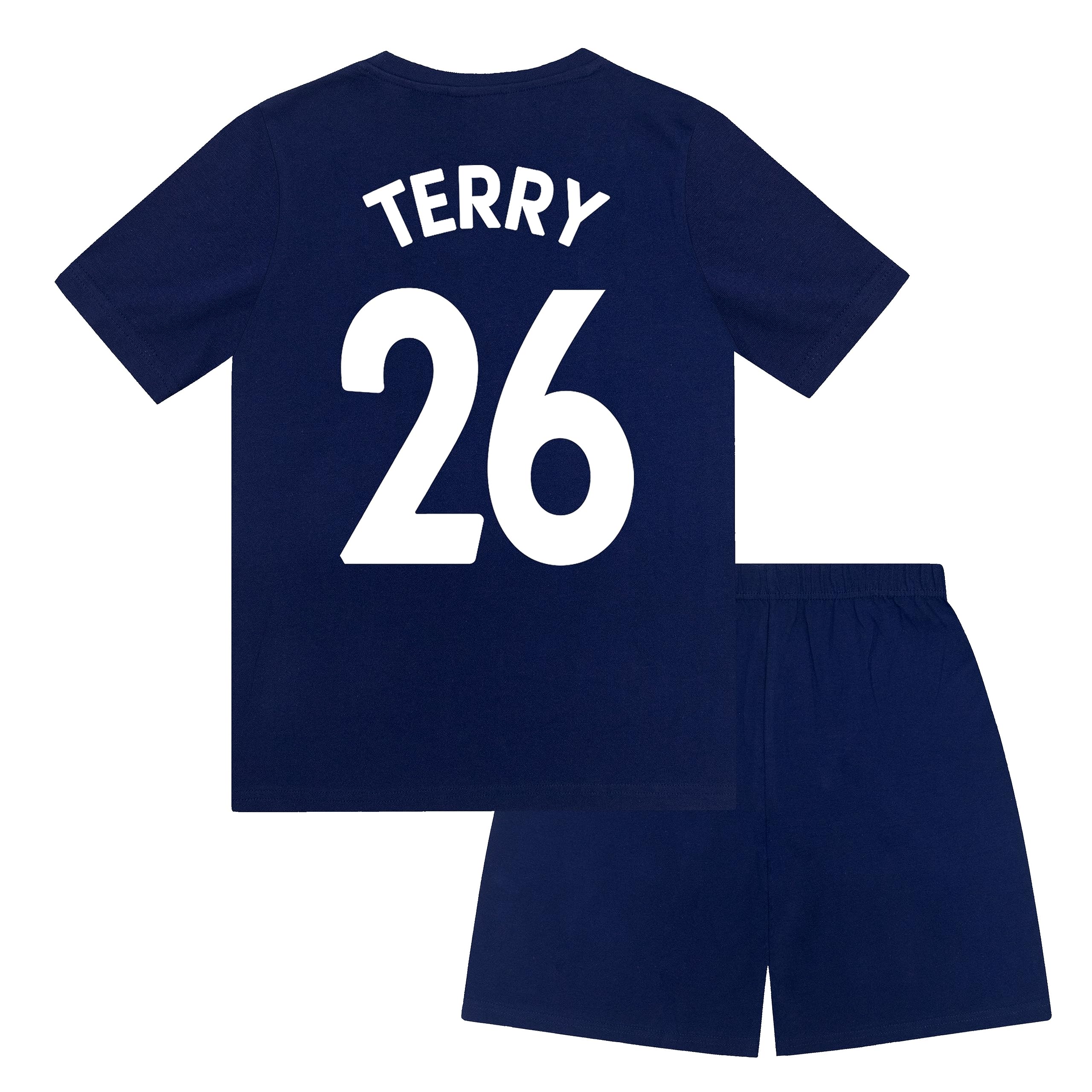 Chelsea Boys Terry 26 Sublimation Short Pyjamas Blue 12-13 Years