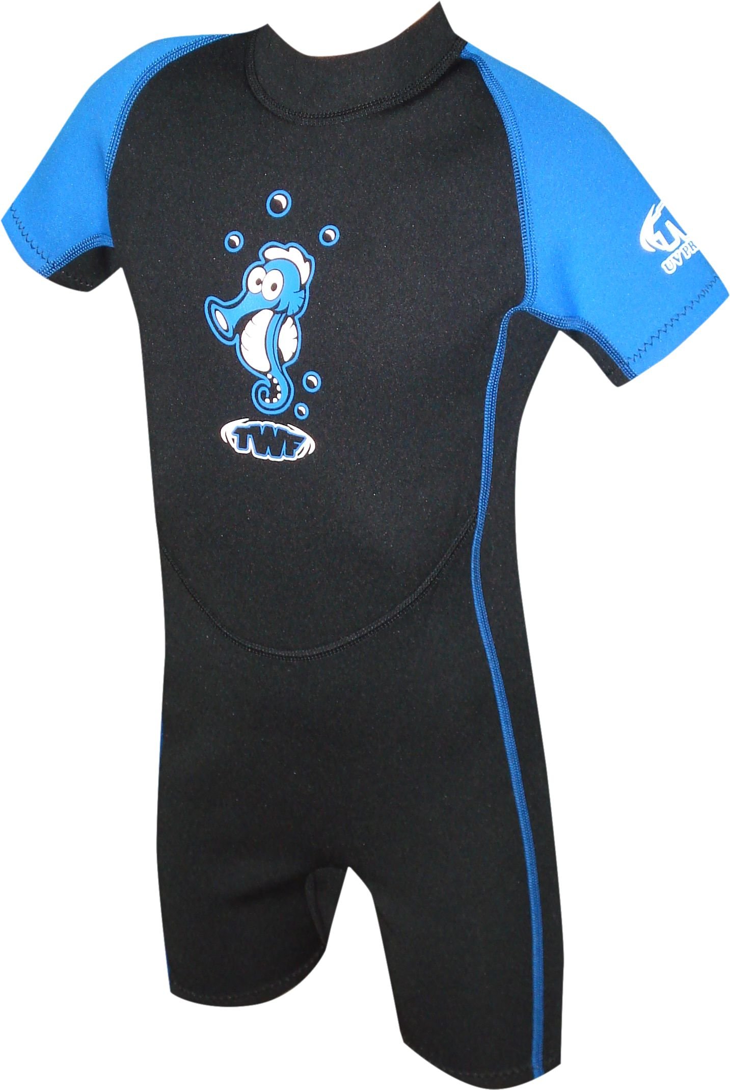 TWF Kids Seahorse Wetsuit - Blue, 4 (Manufacturer Size: K09)