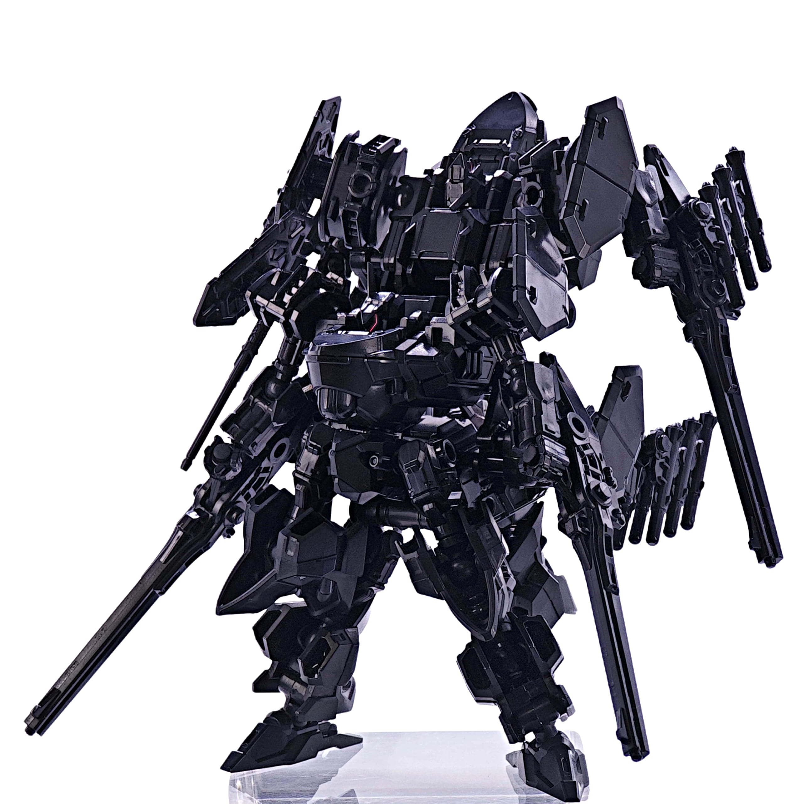 TOYVERSE Sheik Mainland 3MIN Project Raven Ver. Metallic Black 1/18 Scale 11 cm Action Figure Model Kit 15+ โ image 1