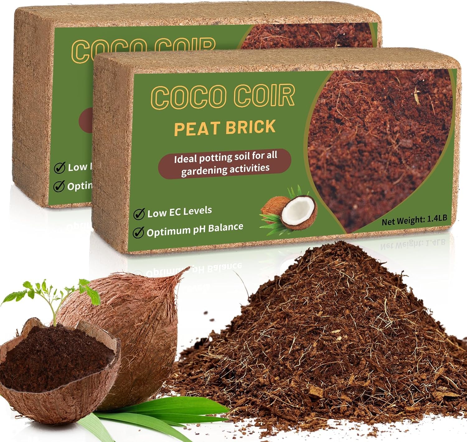 See full amazon price history chart for Natural Coconut Coir Fiber Bricks for Plants, 2 Pack, Ideal for Vegetables, Herbs and Flowers Natural Coconut Coir Fiber Bricks for Plants, 2 Pack, Ideal for Vegetables, Herbs and Flowers (B0D45XHM8V) Amazon Price History, Amazon Price Tracker